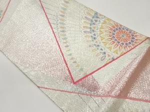 佐賀錦華文に唐草模様織出し袋帯